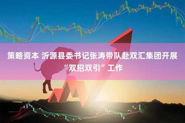 策略资本 沂源县委书记张涛带队赴双汇集团开展“双招双引”工作